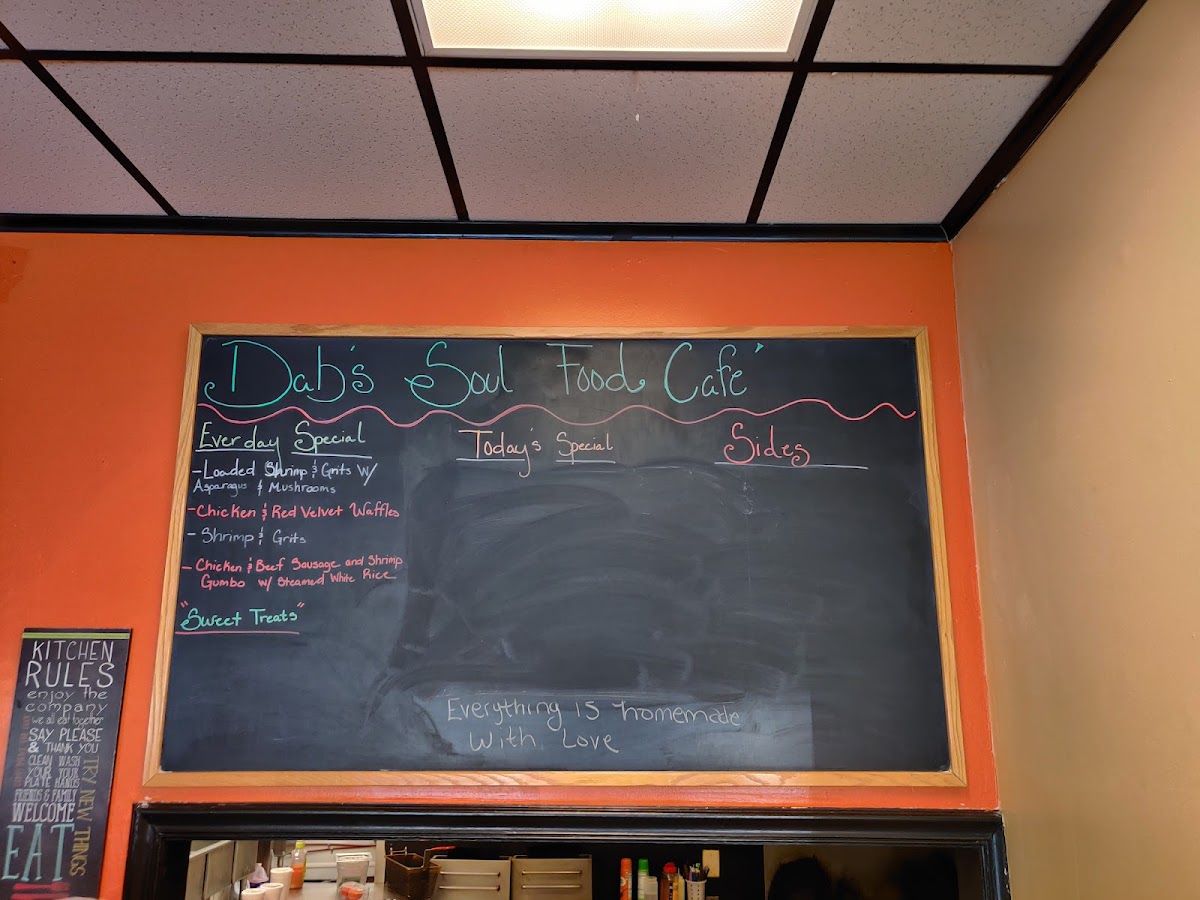 Menu Dab's Soul Food Cafe-4