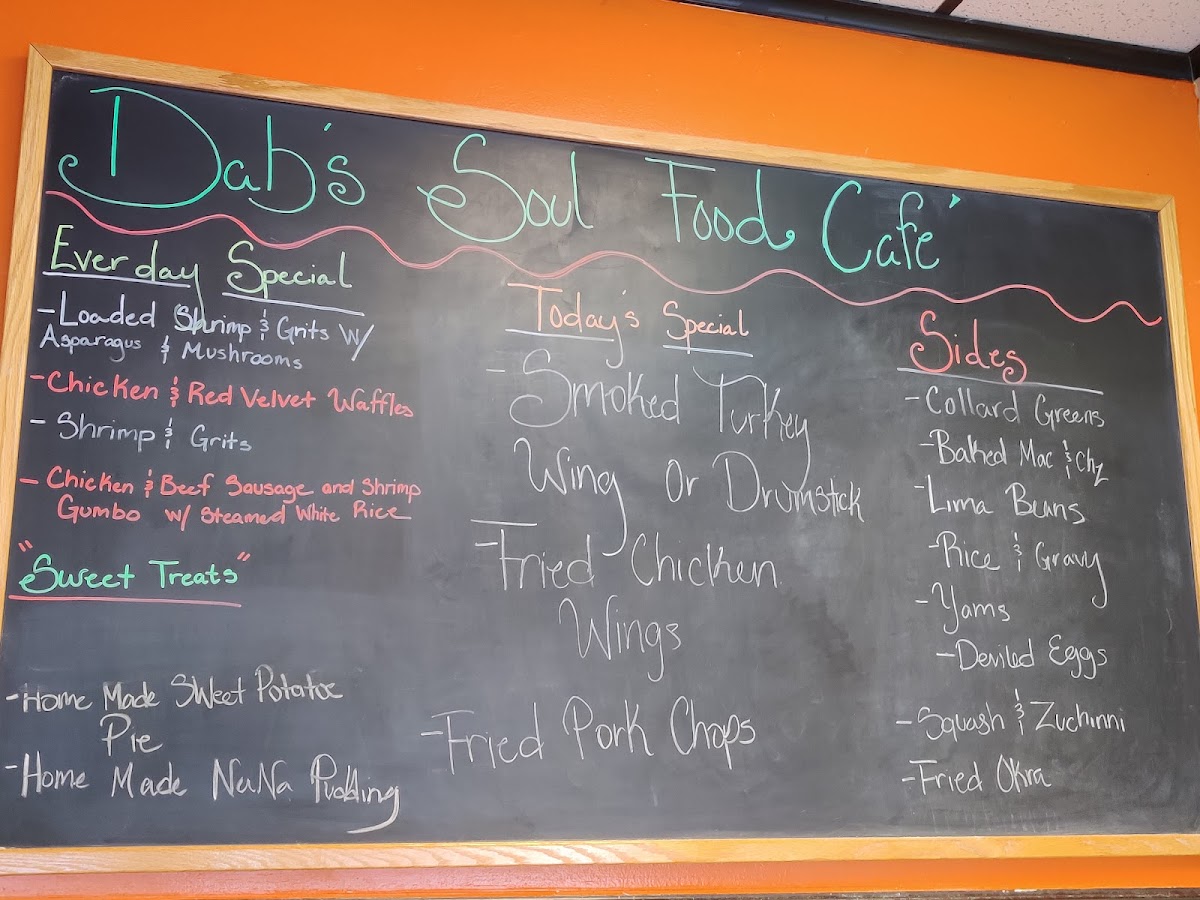 Menu Dab's Soul Food Cafe-8